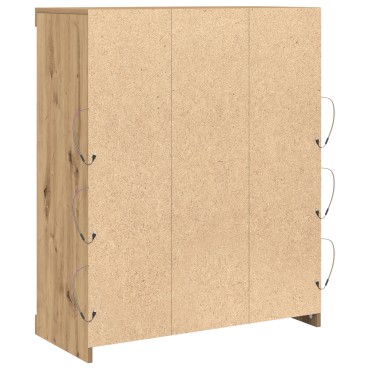 vidaXL Μπουφές με LED Φώτα Artisan Oak 41x37x100cm 1 τεμ.