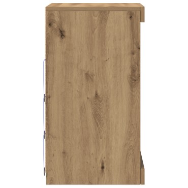vidaXL Μπουφές με LED Φωτισμό Artisan Oak 41x37x67cm 1 τεμ.