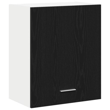 vidaXL Κρεμαστό ντουλάπι Μαύρη Οξυά 50x31x60cm Επεξεργασμένο Ξύλο