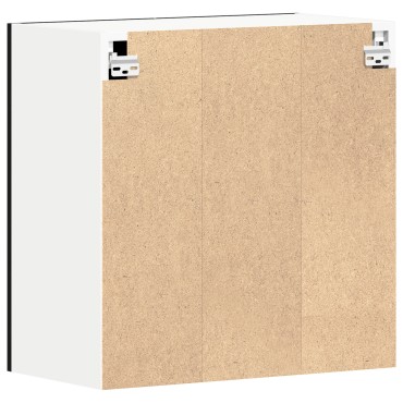 vidaXL Μαύρο Δέντρο Κρεμαστό Ντουλάπι 60x31x60cm Φτιαγμένο από Επεξεργασμένο Ξύλο 1 τεμ.