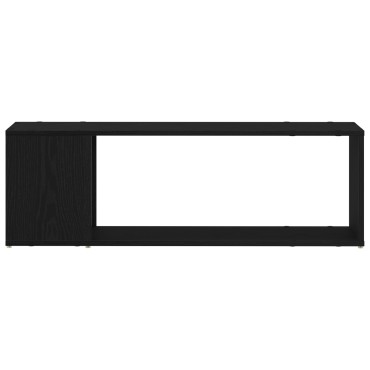 vidaXL Ράφι βιβλίων Μαύρη Δρυς 100x24x32cm Επεξεργασμένο Ξύλο
