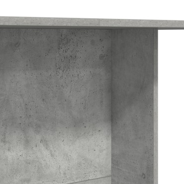 vidaXL Τραπεζαρία Σκυρόδεμα Γκρι 110x60x75cm Επεξεργασμένο Ξύλο 1 τεμ.