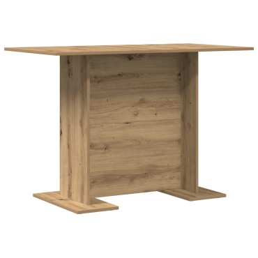 vidaXL Τραπέζι Φαγητού Artisan Oak 110x60x75cm Επεξεργασμένο Ξύλο 1 τεμ.