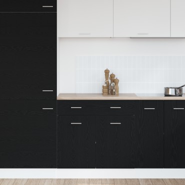 vidaXL Κρεμαστό ντουλάπι Μαύρη Οξυά 80x31x81,5cm