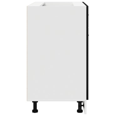 vidaXL Κρεμαστό ντουλάπι Μαύρη Οξυά 80x31x81,5cm