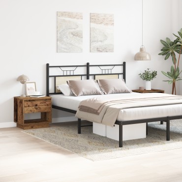 vidaXL Κομοδίνο 2 τεμ. Παλιού Ξύλου 45x34x45cm Κατασκευασμένη Ξυλεία