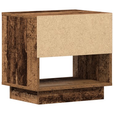 vidaXL Κομοδίνο 2 τεμ. Παλιού Ξύλου 45x34x45cm Κατασκευασμένη Ξυλεία