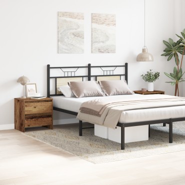 vidaXL Κομοδίνο 2 τεμ. Παλιό Ξύλο 45x34x44,5cm Επεξεργασμένο Ξύλο
