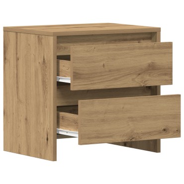 κομοδίνο vidaXL από τεχνητό ξύλο δρυός 45x34x44,5cm 1 τεμ.