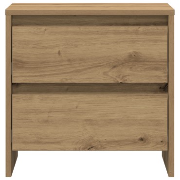 κομοδίνο vidaXL από τεχνητό ξύλο δρυός 45x34x44,5cm 1 τεμ.