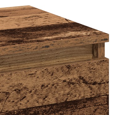 vidaXL Κομοδίνο Παλιό ξύλο 45x35x44cm Επεξεργασμένο Ξύλο 1 τεμ.