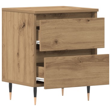 vidaXL Κομοδίνο Artisan Oak 40x35x50cm Κατασκευασμένο από τεχνητό ξύλο 1 τεμ.
