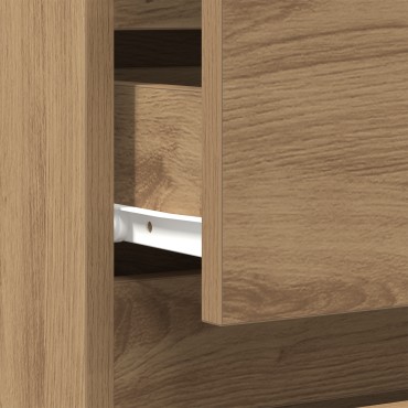 vidaXL Κομοδίνο Artisan Oak 40x35x50cm Κατασκευασμένο από τεχνητό ξύλο 1 τεμ.