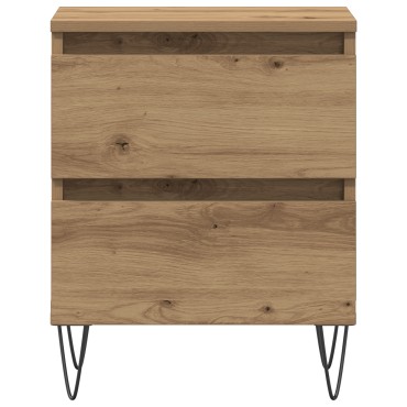vidaXL Κομοδίνο Artisan Oak 40x35x50cm Κατασκευασμένο ξύλο 1 τεμ.