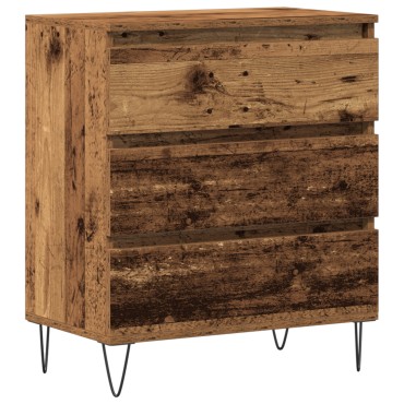 vidaXL Μπουφές με Συρτάρια Γήινο Ξύλο 60x35x70cm Κατασκευασμένο Ξύλο 1 τεμ.