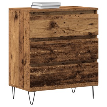 vidaXL Μπουφές με Συρτάρια Γήινο Ξύλο 60x35x70cm Κατασκευασμένο Ξύλο 1 τεμ.