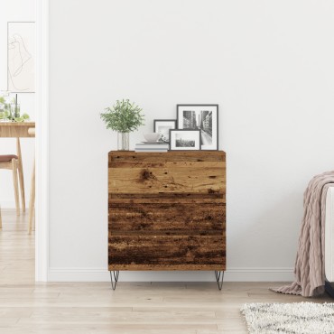 vidaXL Μπουφές με Συρτάρια Γήινο Ξύλο 60x35x70cm Κατασκευασμένο Ξύλο 1 τεμ.
