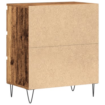 vidaXL Μπουφές με Συρτάρια Γήινο Ξύλο 60x35x70cm Κατασκευασμένο Ξύλο 1 τεμ.