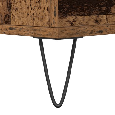 vidaXL Μπουφές με Συρτάρια Γήινο Ξύλο 60x35x70cm Κατασκευασμένο Ξύλο 1 τεμ.