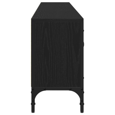 vidaXL Ντουλάπι TV 200x25x44cm Μαύρη δρυς Επεξεργασμένο ξύλο