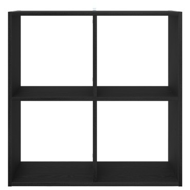 vidaXL Βιβλιοθήκη Μαύρη Οξυά 68.5x32x68.5 εκ 1 τεμ.
