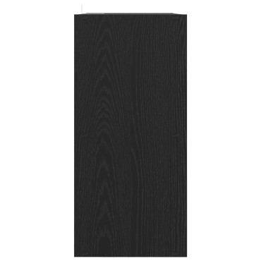 vidaXL Βιβλιοθήκη Μαύρη Οξυά 68.5x32x68.5 εκ 1 τεμ.