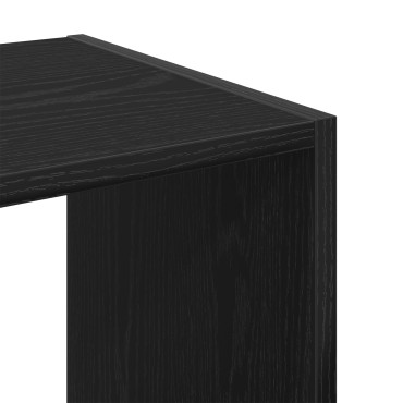 vidaXL Βιβλιοθήκη Μαύρη Οξυά 68.5x32x68.5 εκ 1 τεμ.