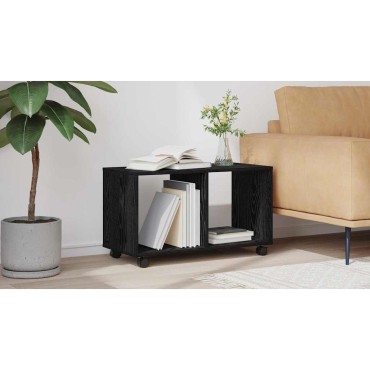 vidaXL End Table Μαύρη Οξυά 72x33x42,5cm Επεξεργασμένο ξύλο
