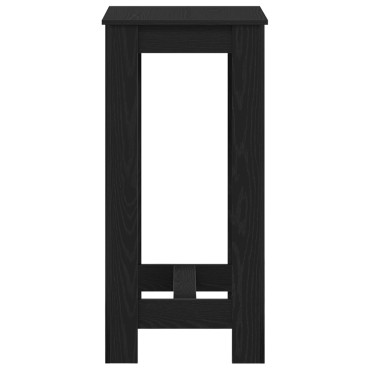 vidaXL Τραπέζι μπαρ 51x50x103.5cm Επεξεργασμένο Ξύλο Μαύρη Οξυά 1 τεμ.