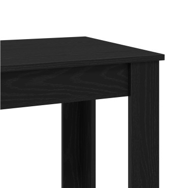 vidaXL Τραπέζι μπαρ 51x50x103.5cm Επεξεργασμένο Ξύλο Μαύρη Οξυά 1 τεμ.