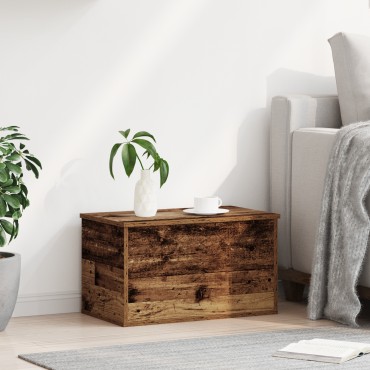 Κουτί Αποθήκευσης από Παλιό Ξύλο 60x35x35cm
