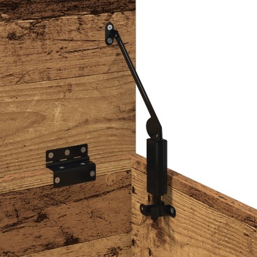 Κουτί Αποθήκευσης από Παλιό Ξύλο 60x35x35cm