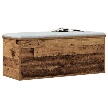 vidaXL Κουτί Αποθήκευσης από Παλιό Ξύλο 90x35x35cm 1 τεμ.