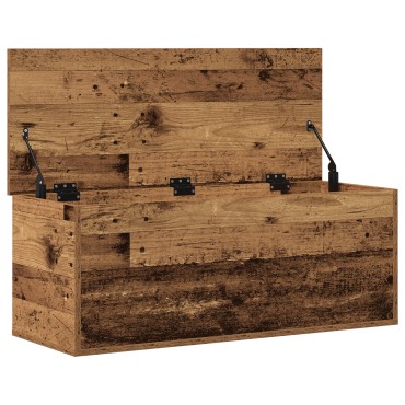 vidaXL Κουτί Αποθήκευσης από Παλιό Ξύλο 90x35x35cm 1 τεμ.