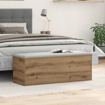 vidaXL Κουτί αποθήκευσης από καρυδιά 102x35x35cm Φτιαγμένο από ξύλο μηχανής