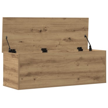 vidaXL Κουτί αποθήκευσης από καρυδιά 102x35x35cm Φτιαγμένο από ξύλο μηχανής