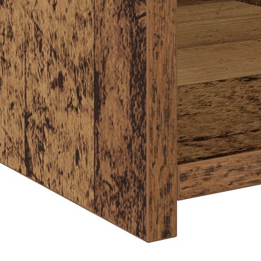 vidaXL Υψηλό ντουλάπι Παλιού Ξύλου 30x42,5x185cm Κατασκευασμένο Ξύλο 1 τεμ.