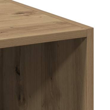 vidaXL Υψηλό ντουλάπι Μαύρη Δρυς 30x42,5x185 εκατοστά Επεξεργασμένο Ξύλο