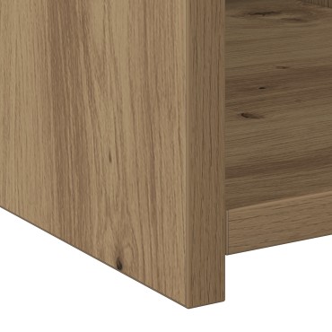 vidaXL Υψηλό ντουλάπι Μαύρη Δρυς 30x42,5x185 εκατοστά Επεξεργασμένο Ξύλο