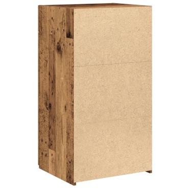 vidaXL Σύνθετο Πατάρι Παλιού Ξύλου 30x42,5x93cm Μηχανικά Ξύλινο 1 τεμ.