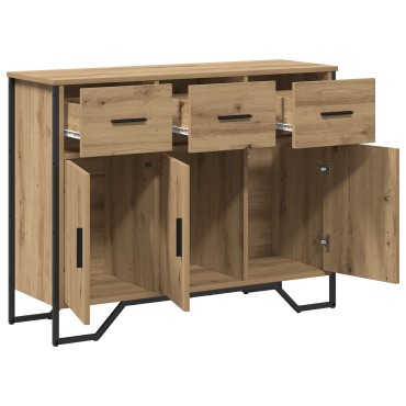 vidaXL Σαλίγκαρος Artisan Oak 97x32.5x74.5cm Επεξεργασμένο Ξύλο 1 τεμ.