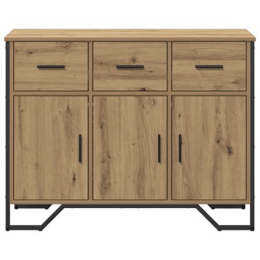 vidaXL Σαλίγκαρος Artisan Oak 97x32.5x74.5cm Επεξεργασμένο Ξύλο 1 τεμ.
