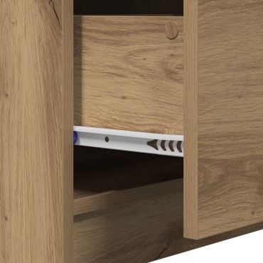vidaXL ντουλάπι νιπτήρα Καρυδιά 40x37x59cm Επεξεργασμένο Ξύλο