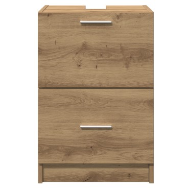 vidaXL ντουλάπι νιπτήρα Καρυδιά 40x37x59cm Επεξεργασμένο Ξύλο