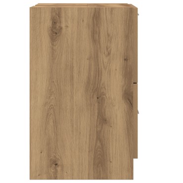 vidaXL ντουλάπι νιπτήρα Καρυδιά 40x37x59cm Επεξεργασμένο Ξύλο