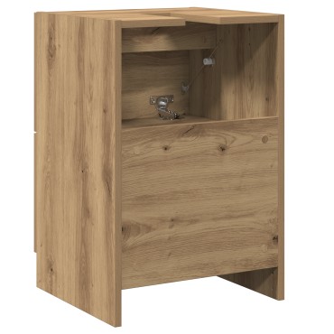 vidaXL ντουλάπι νιπτήρα Καρυδιά 40x37x59cm Επεξεργασμένο Ξύλο