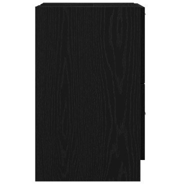 vidaXL Ντουλάπι Νιπτήρα Μαύρης Δρυός 40x37x59cm Μηχανισμένο Ξύλο 1 τεμ.