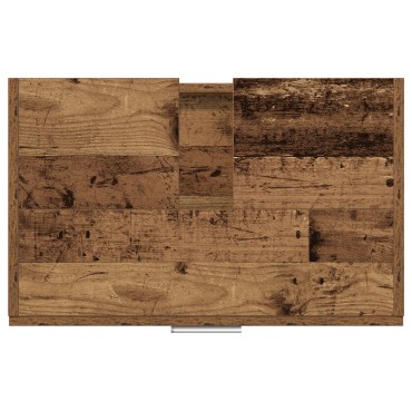 vidaXL Ντουλάπι νεροχύτη Παλιό Ξύλο 59x37x59cm Μηχανικά Ξύλο