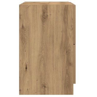 vidaXL Ντουλάπα Νιπτήρα Ξύλο Τέχνης 59x37x59cm Επεξεργασμένο Ξύλο