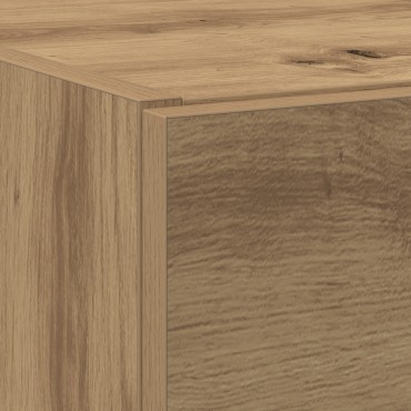 vidaXL Ντουλάπα Νιπτήρα Ξύλο Τέχνης 59x37x59cm Επεξεργασμένο Ξύλο